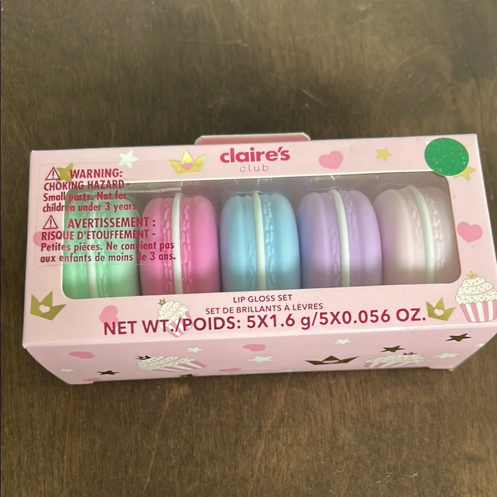 Claire's  Macaron Lip Gloss Set - Picture 2 of 6